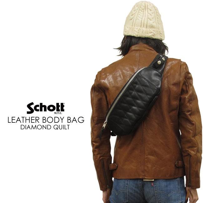 Schott N.Y.C ショット ダイヤモンド・キルトステッチ オール Schott N.Y.C ショット ダイヤモンド・キルトステッチ オール