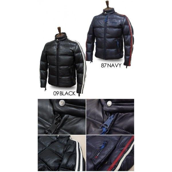 Schott N.Y.C Schott モーターサイクル レザーダウン ジャケット Schott N.Y.C Schott モーターサイクル レザーダウン ジャケット