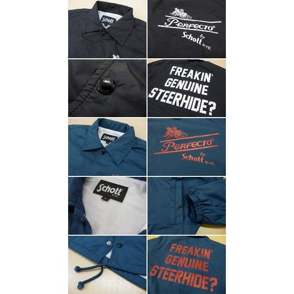 Schott N.Y.C ショット ナイロン コーチ ジャケット Schott N.Y.C ショット ナイロン コーチ ジャケット