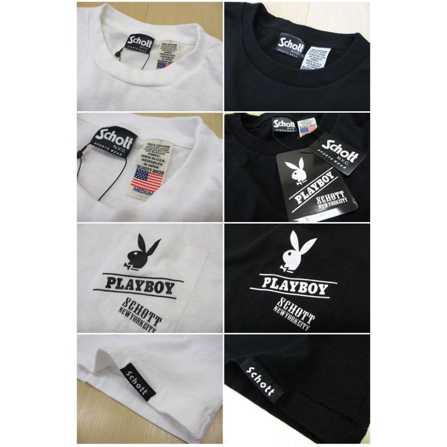 Schott N.Y.C（ショット） SCHOTT PLAY BOYプレイボーイ 半袖ポケットT