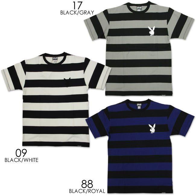 Schott N.Y.C（ショット） SCHOTT PLAYBOYプレイボーイ 半袖ボーダー T