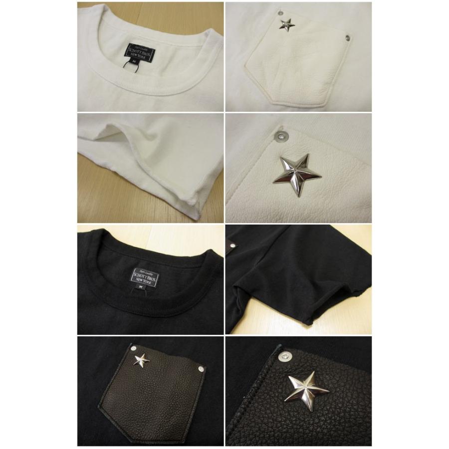 Schott N.Y.C ショット 半袖 鹿皮 ポケット Tシャツ ONE STAR