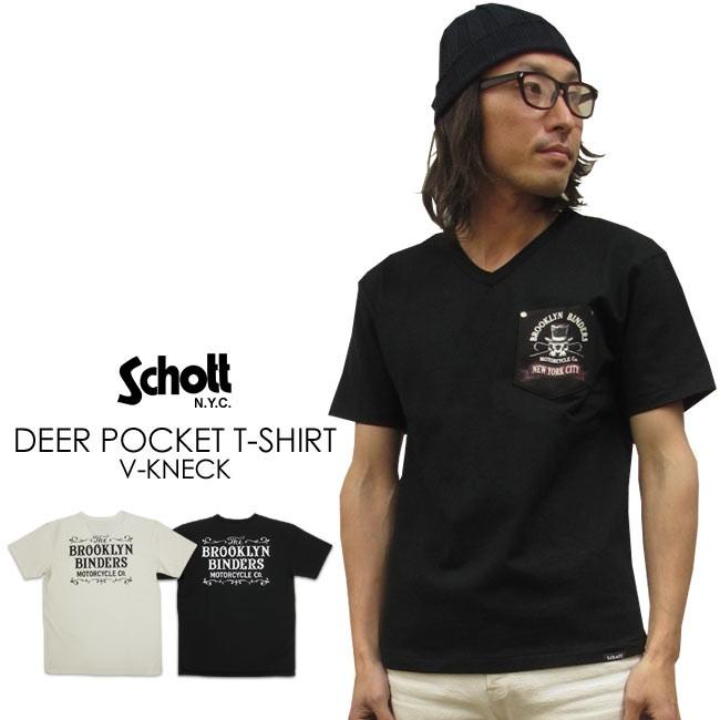 schott レザーtシャツ Schott N.Y.C tシャツ Schott/ショット/T-SHIRT CUSTOM ZIP