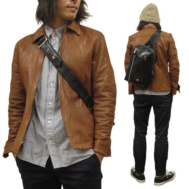 Schott N.Y.C ショットレザーライダースワンショルダーバッグ