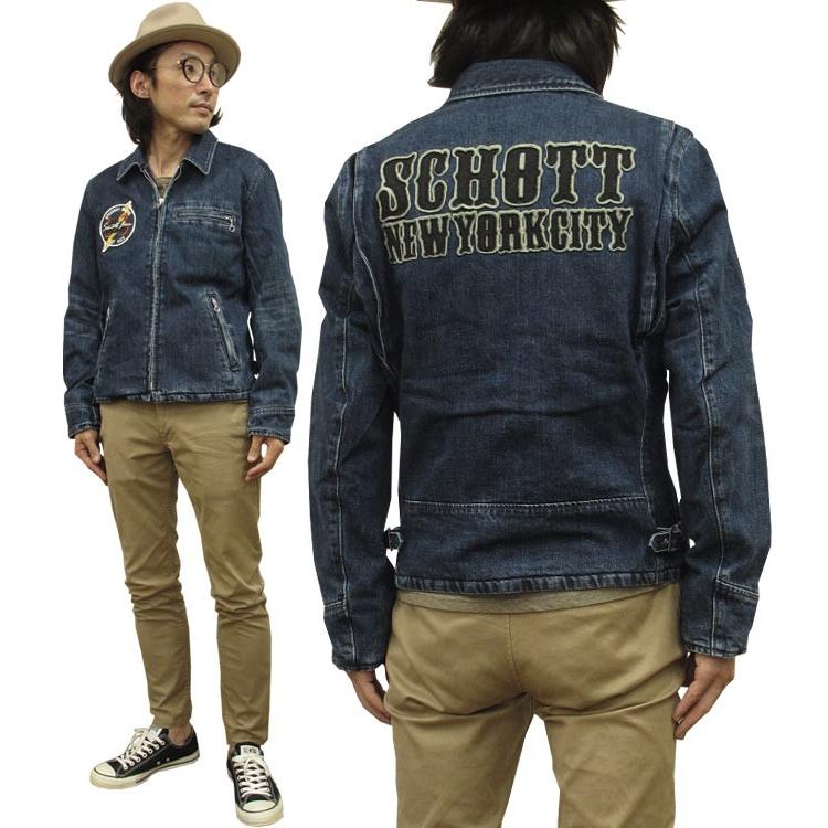 Schott N.Y.C SCHOTT ショット デニムトラッカーモーター Schott N.Y.C SCHOTT ショット デニムトラッカーモーター