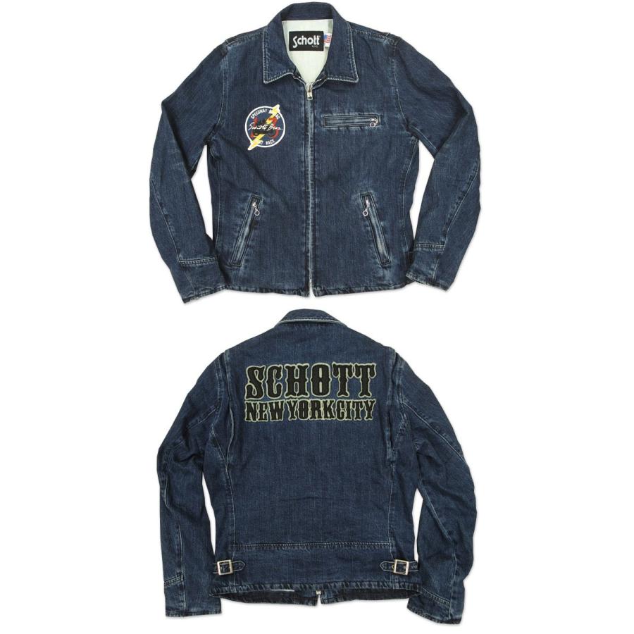 Schott N.Y.C SCHOTT ショット デニムトラッカーモーター Schott N.Y.C SCHOTT ショット デニムトラッカーモーター
