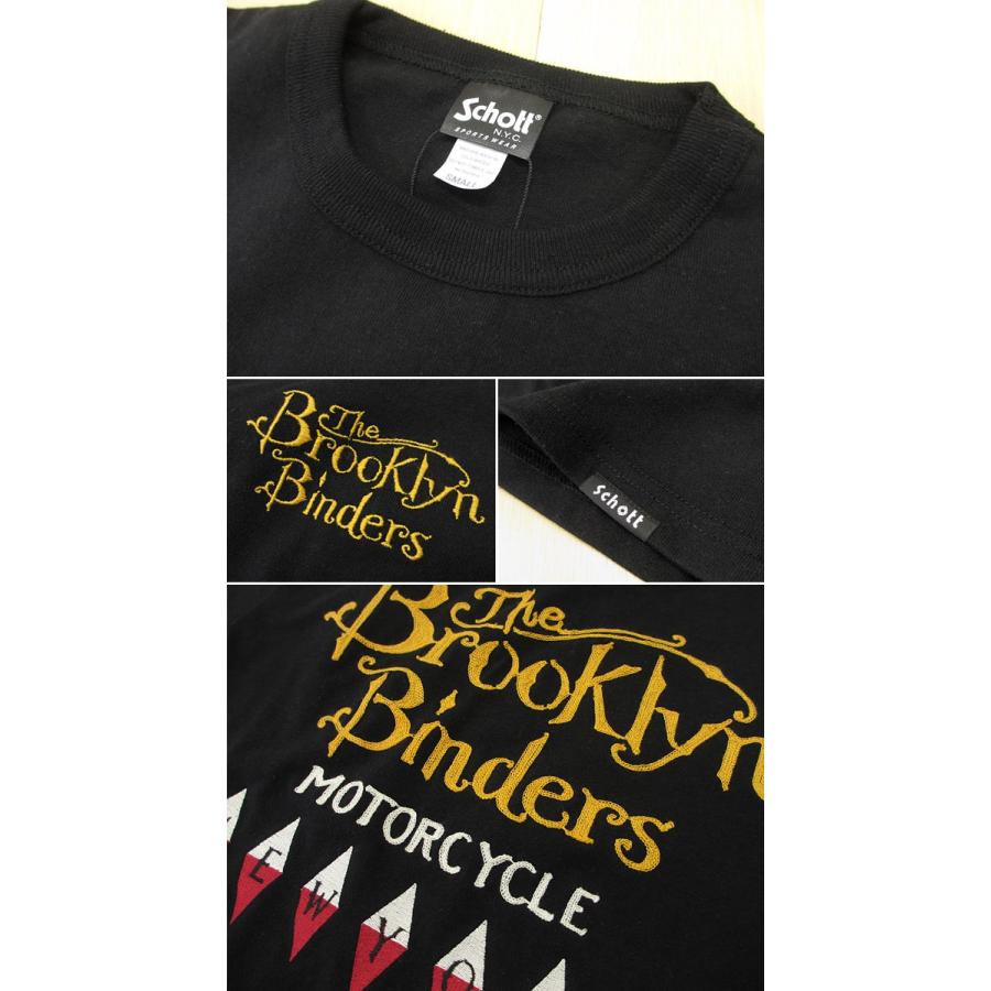 Schott N.Y.C（ショット） Schott 刺繍(エンブロイダリー) Tシャツ 