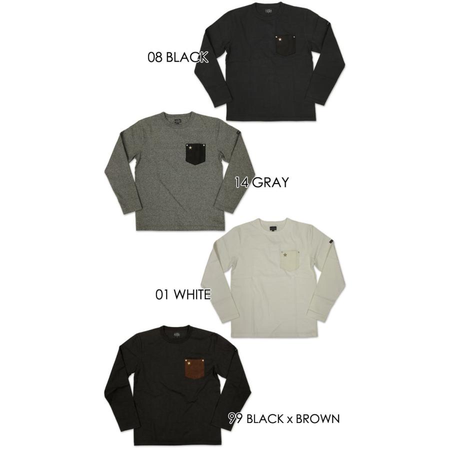 Schott N.Y.C（ショット） Schott 長袖 鹿革 ポケット Tシャツ ONE