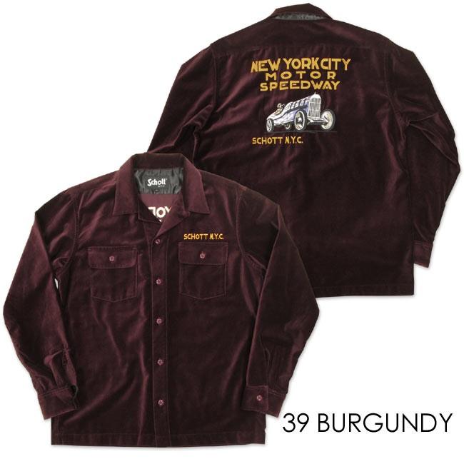 Schott N.Y.C（ショット） SCHOTT 刺繍 長袖 スーベニアシャツ