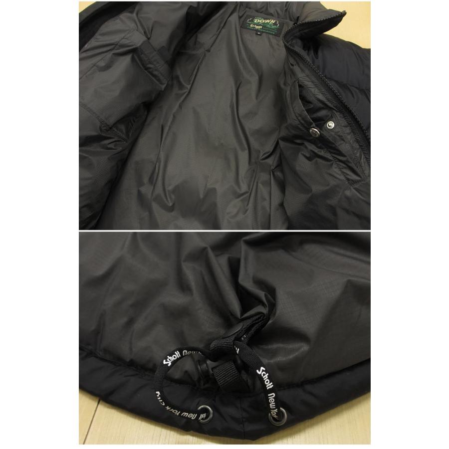 Schott N.Y.C ショット ナイロン ハイブリッド ダウンジャケット Schott N.Y.C ショット ナイロン ハイブリッド ダウンジャケット