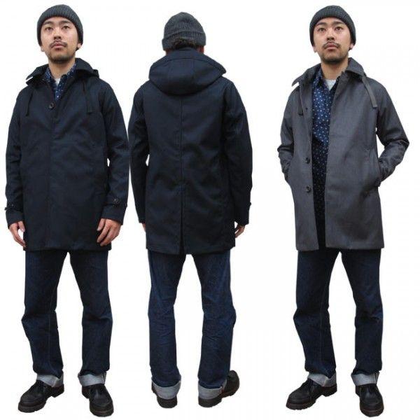 EDITOR'S エディターズ ボンディング フーデッド ステンカラー ロング