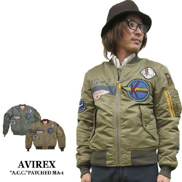 AVIREX ジャケット メンズ /AVIREX アヴィレックス ワッペンMA-1 