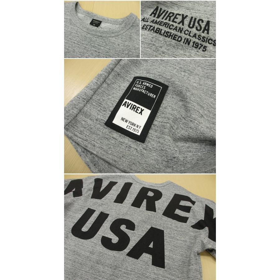 AVIREX アヴィレックス ビッグロゴ ルーズ フットボールTシャツ 半袖 Tシャツ BIG LOGO  FOOT BALL T-SHIRT｜super-rag｜03