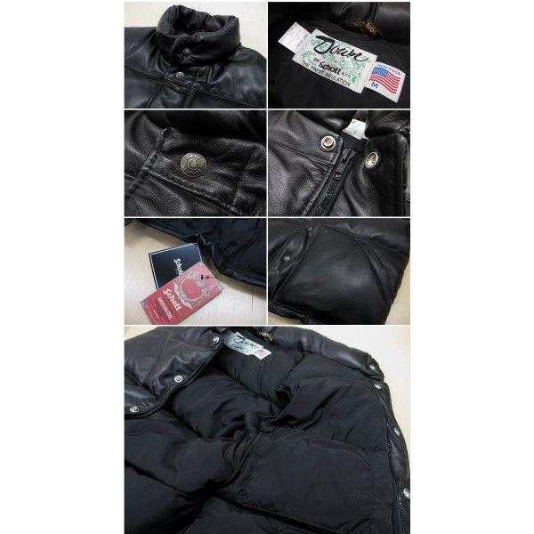 Schott N.Y.C SCHOTT ショット 204D レザーダウン ベスト(米国製 Schott N.Y.C SCHOTT ショット 204D レザーダウン ベスト(米国製