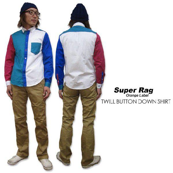 Schott N.Y.C シャツ メンズ /SUPER RAG Orange Label スーパー