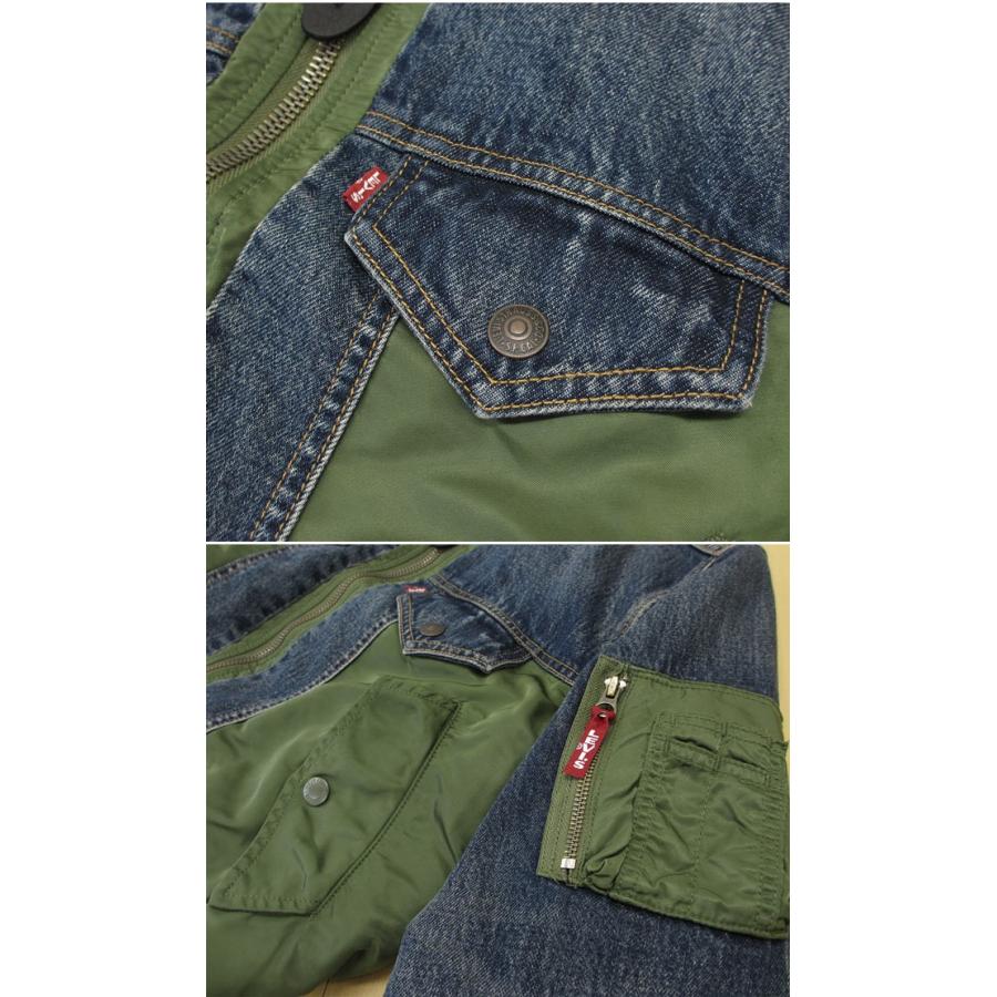 Levi's LEVI'S リーバイス MA-1 ハイブリッドトラッカー Levi's LEVI'S リーバイス MA-1 ハイブリッドトラッカー
