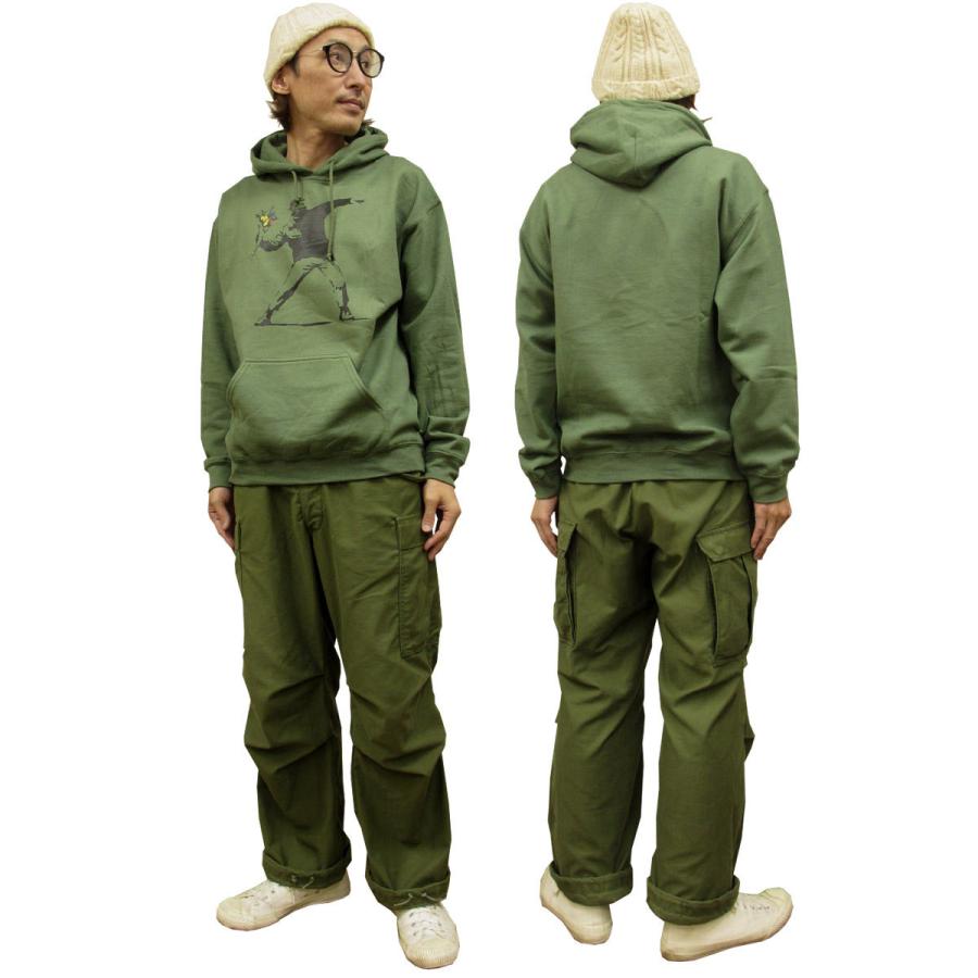 8BALL エイトボール BANKSY PRINT PULL PARKA バンクシープリント プル