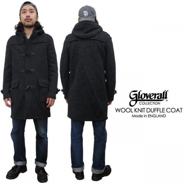 Gloverall（グローバーオール） ウール(圧縮ニット) ダッフルコート