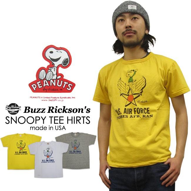 BUZZ RICKSON'S バズリクソン 半袖スヌーピープリント Tシャツ″U.S.