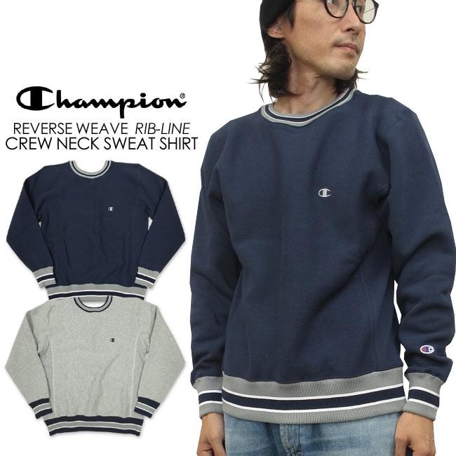 Champion チャンピオン リバースウィーブ リブラインクルー Champion チャンピオン リバースウィーブ リブラインクルー