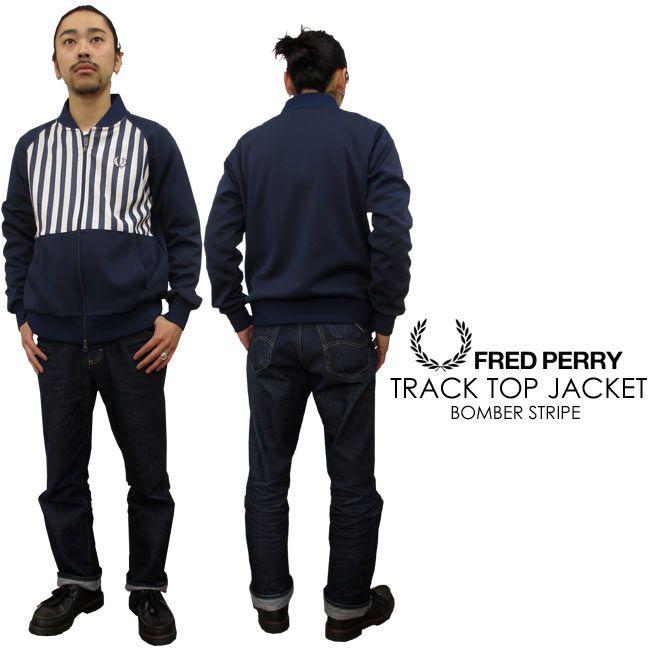 フレッドペリー　美品　ストライプ ボンバー ジャケット FRED PERRY フレッドペリー ジャケット メンズ ストライプド