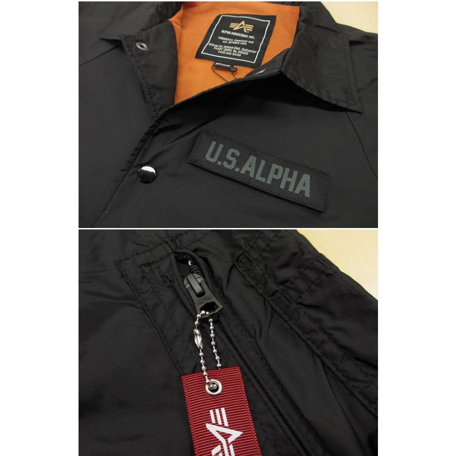 ALPHA INDUSTRIES ブラックナイロンジャケット 11c6f91ad379e10bb16936fda5152b