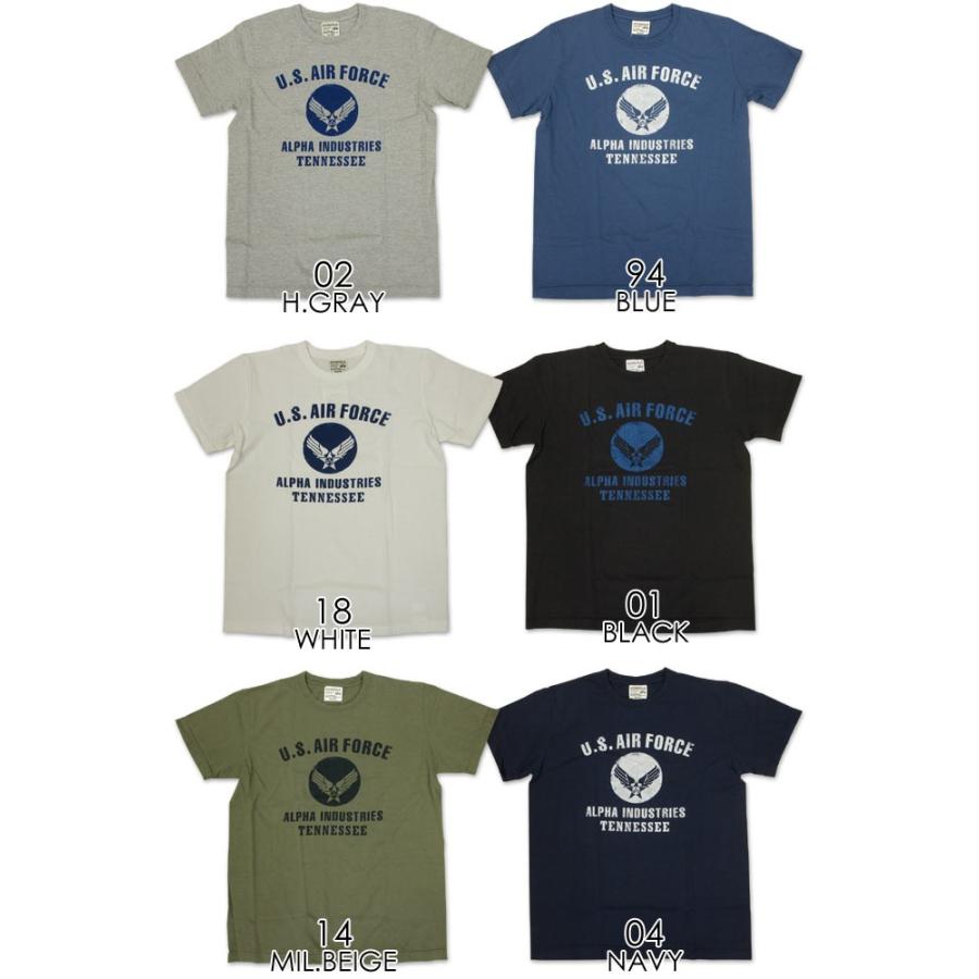 送料込★ALPHA INDUSTRIES★ Air Force 半袖Tシャツ Alpha Industries ALPHA アルファ プリント 半袖 Tシャツ『U.S.