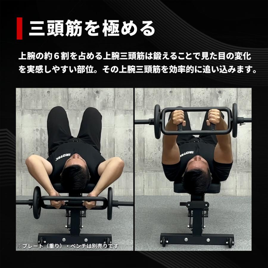 IROTEC（アイロテック） [高品質] ブラックレギュラー トライセプス