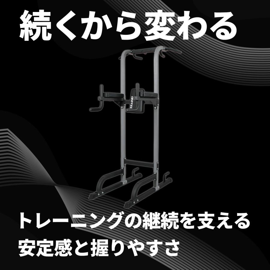 IROTEC（アイロテック） 懸垂 NEWチン&ディップスタンドEX / 懸垂