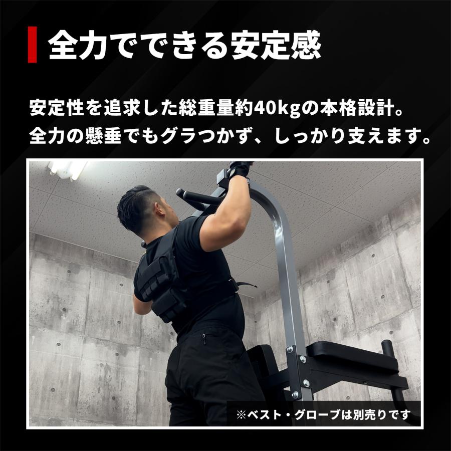 IROTEC（アイロテック） 懸垂 NEWチン&ディップスタンドEX / 懸垂