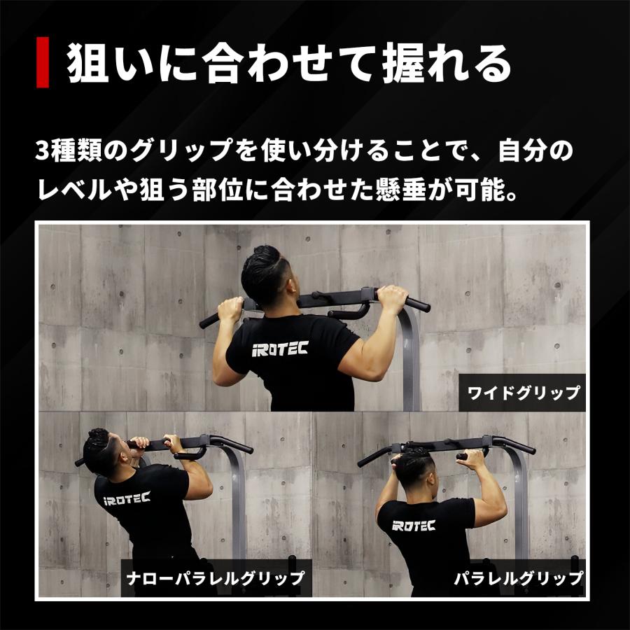 IROTEC（アイロテック） 懸垂 NEWチン&ディップスタンドEX / 懸垂