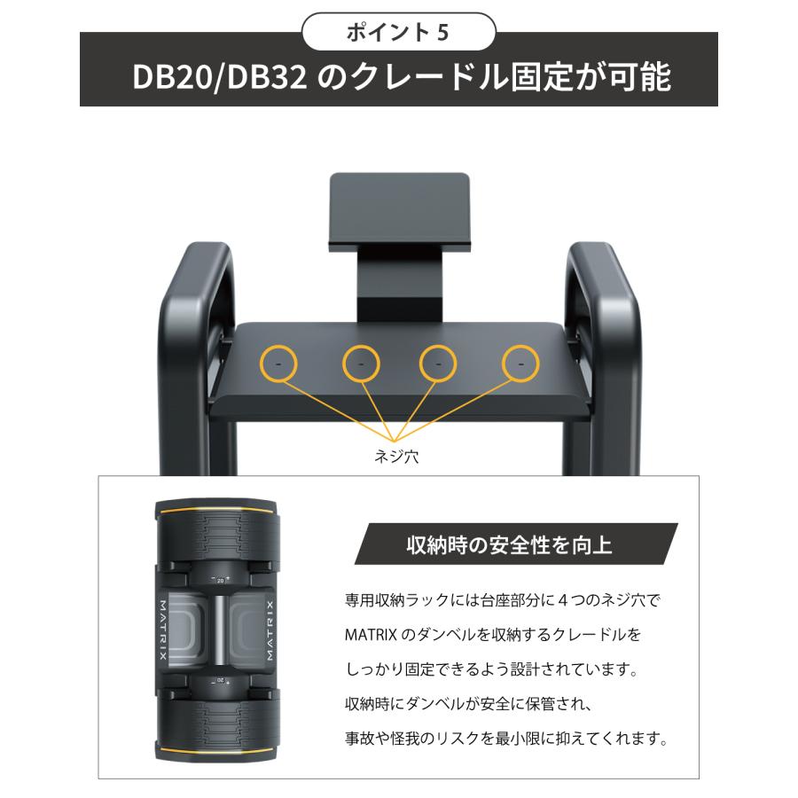 ジョンソンヘルステック製 ストレージラック DBSR 家庭用 マトリックス