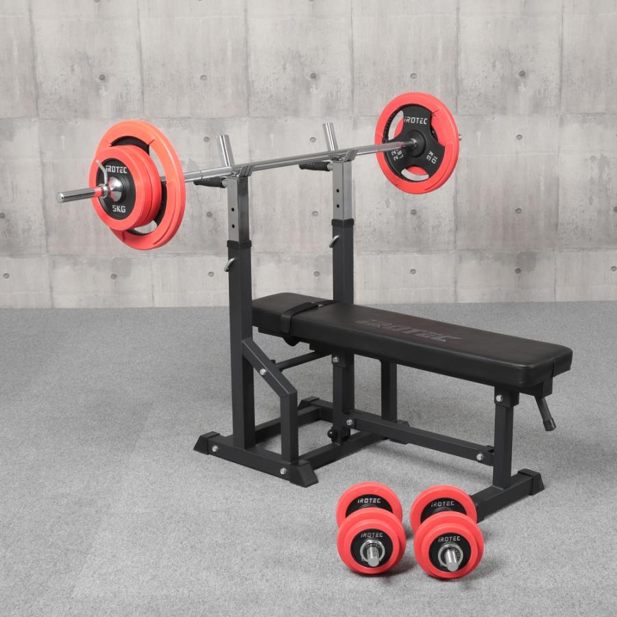 ベンチプレスセット（アイロテック　チャレンジセット） IROTEC（アイロテック） ベンチプレスセット チャレンジセットブラック