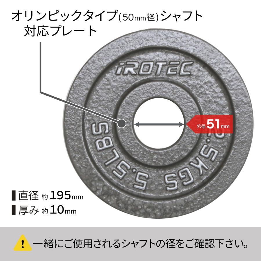 IROTEC アイアンプレート（120kg）