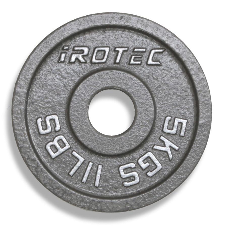 IROTEC 5kg オリンピックプレート 2枚セット オールラバー仕様 オリンピック プレート 5kg(2枚) IROTEC