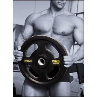 オリンピック ラバーバーベル 214kg セット / IROTEC（アイロテック）