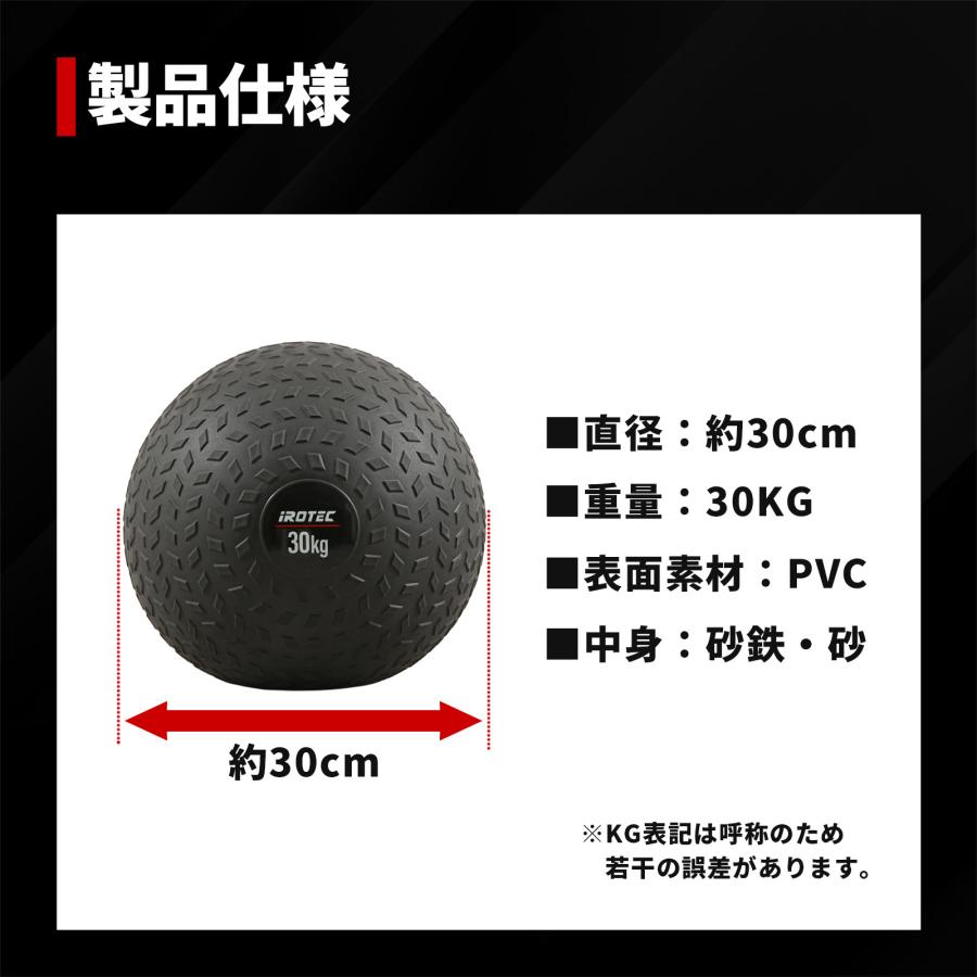 IROTEC（アイロテック） スラムボール30KG / クロスフィット 筋トレ