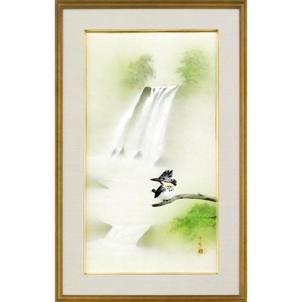 油彩画 洋画 (油絵額縁付きで納品対応可) M3号 「南天」 安田 英明