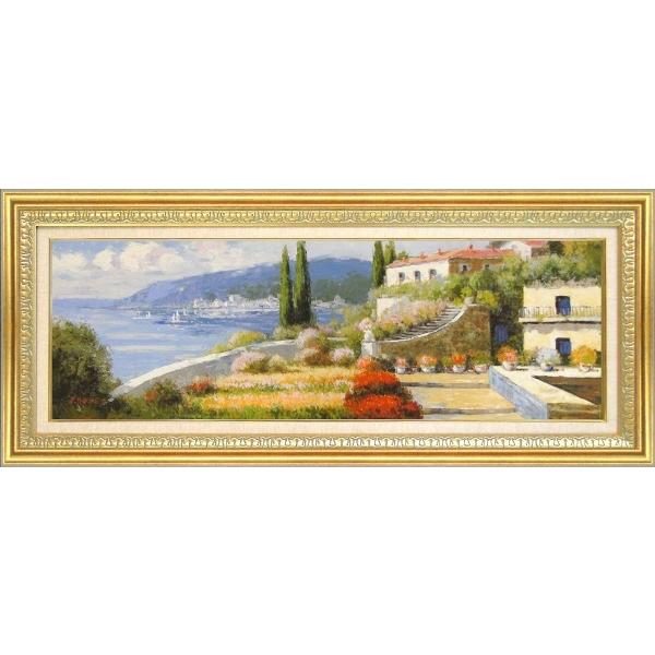 大友修一『栃木村道』10号 風景画 油彩 油絵 絵画 肉筆 額装 美術品