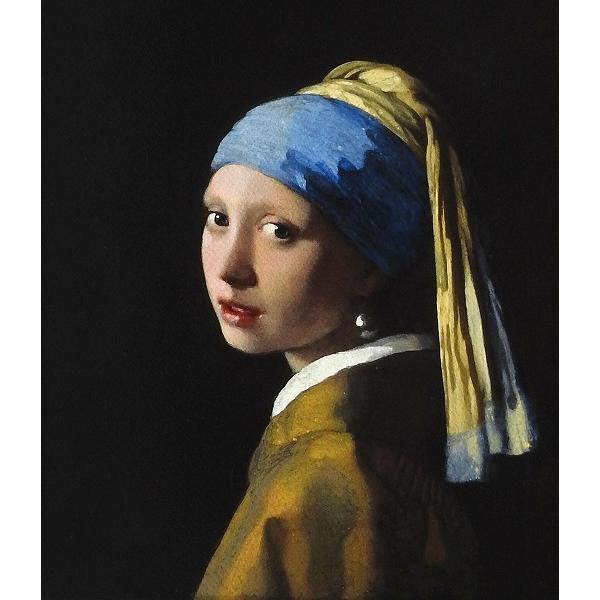 ヨハネス・フェルメール 真珠の耳飾りの少女 ジークレー版画 ヨハネス・フェルメール 『真珠の耳飾の少女 』ジクレー 【絵画 額付