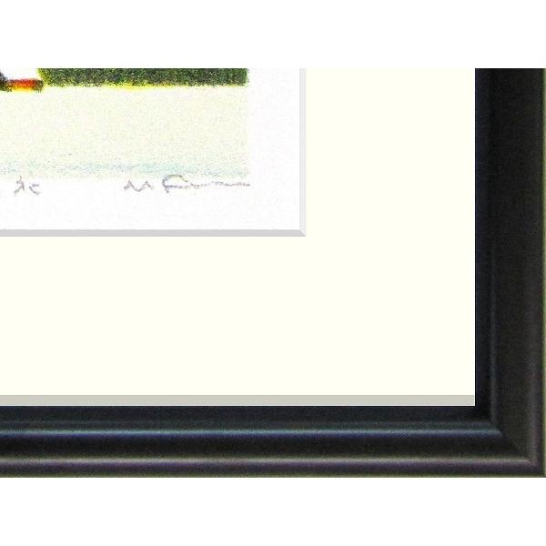 府川誠『白夜』リトグラフ 【絵画 額付 新品 版画