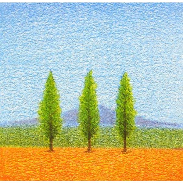 府川誠『三本木』リトグラフ 【絵画 額付 新品 版画