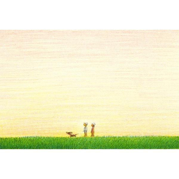 府川誠『ワン・ツウ』リトグラフ 【絵画 額付 新品 版画