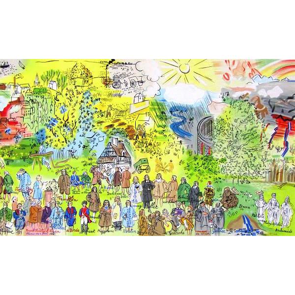 ラウル・デュフィ『電気の精』ジクレー 【絵画 額付 新品 版画