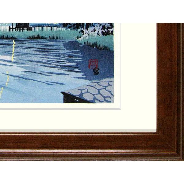 徳力富吉郎『近江堅田・浮御堂』木版画 【額付・新品】 : ギャラリー