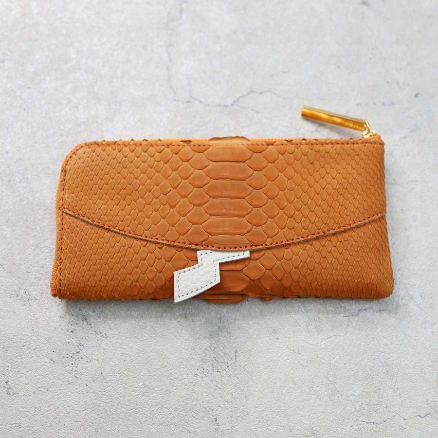 【パイソンモンスターL字長財布/全11色】ダイヤモンドパイソンレザーのラグジュアリーに仕上げた/思わず誰かに見せたくなるモンスターL字財布 SUPERB スリム |  | 01