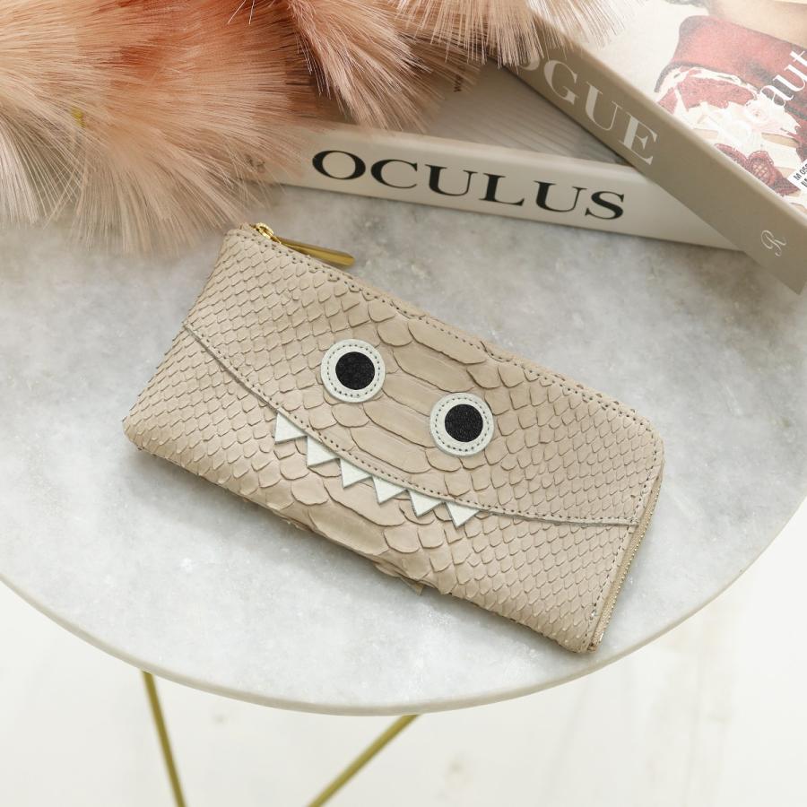 【パイソンモンスターL字長財布/全11色】ダイヤモンドパイソンレザーのラグジュアリーに仕上げた/思わず誰かに見せたくなるモンスターL字財布 SUPERB スリム |  | 03