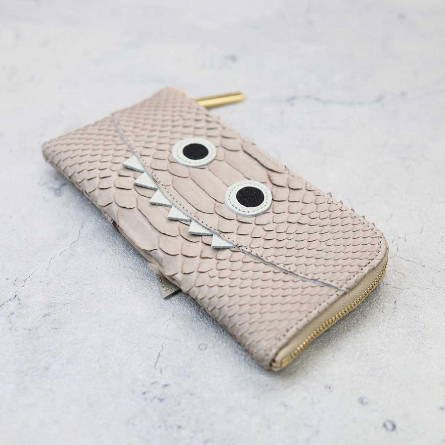 【パイソンモンスターL字長財布/全11色】ダイヤモンドパイソンレザーのラグジュアリーに仕上げた/思わず誰かに見せたくなるモンスターL字財布 SUPERB スリム |  | 04