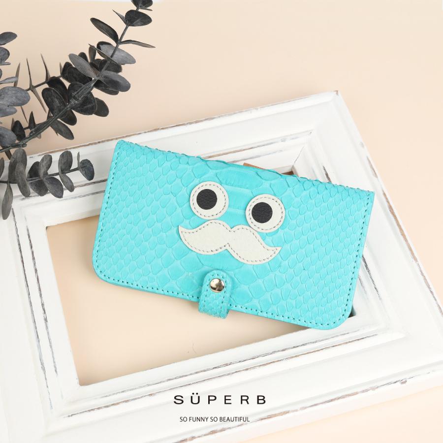 【パイソン/おひげスマホ/全11色】ダイヤモンドパイソンレザーのラグジュアリーに仕上げた手帳型スマホケース【全機種対応】【i phoneケース/android】 | 