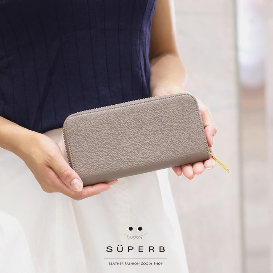 ラウンド長財布/全21色】上品かつ高級感のある佇まいに仕上げた